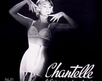Sublime Vintage Chantelle Suspender Belt