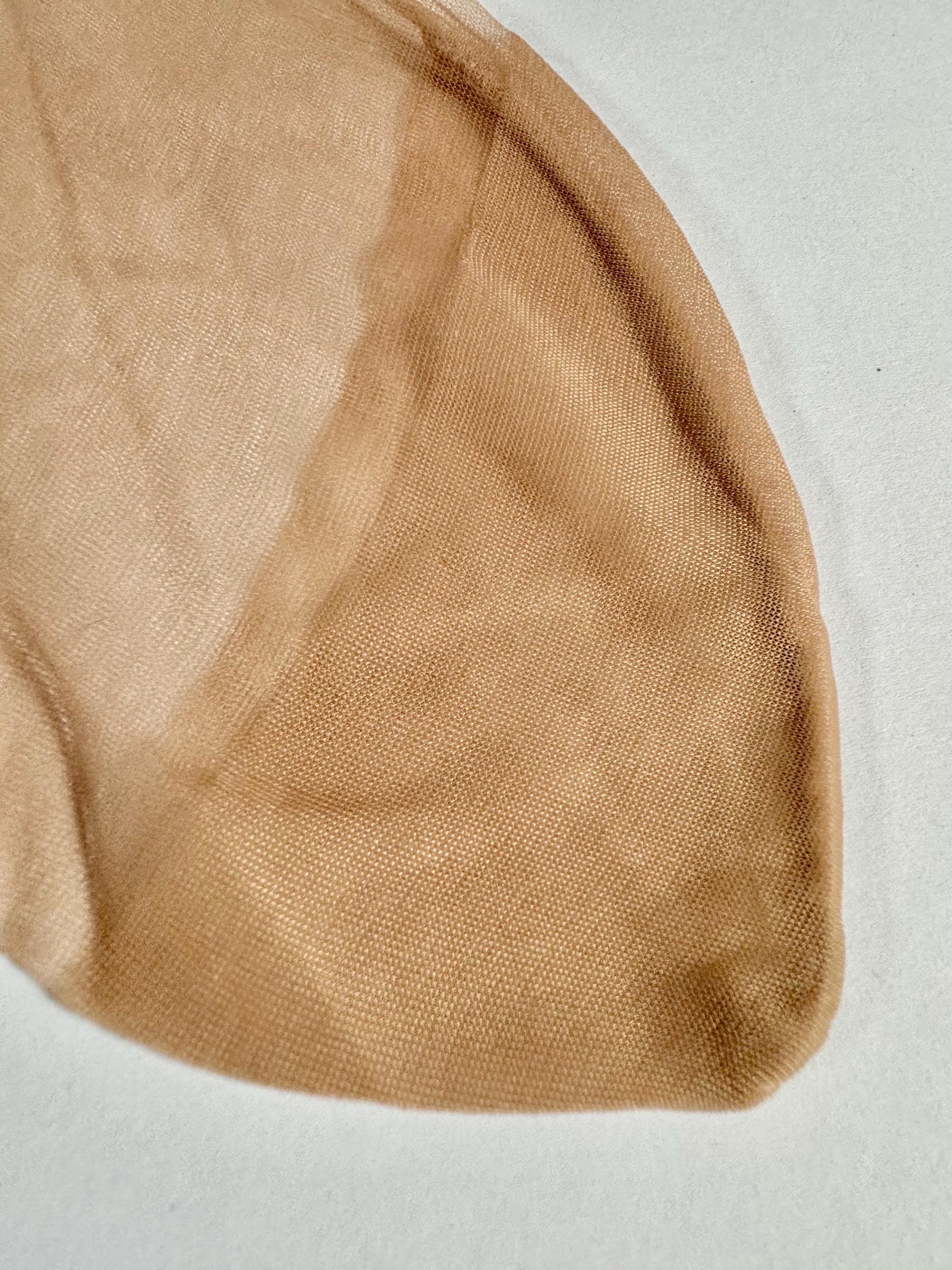 Paire De Bas Nylon Vintage JEUNESSE, Beige, Taille 2, Pointe Renforcée - Neuf Avec étiquettes