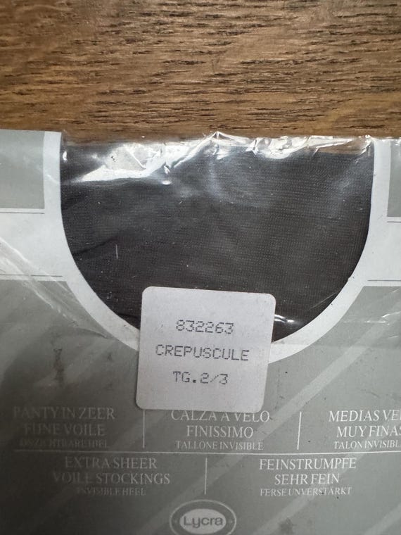 Bas nylon Luxe-voile «Phildar» pour porte-jarretelles T-2