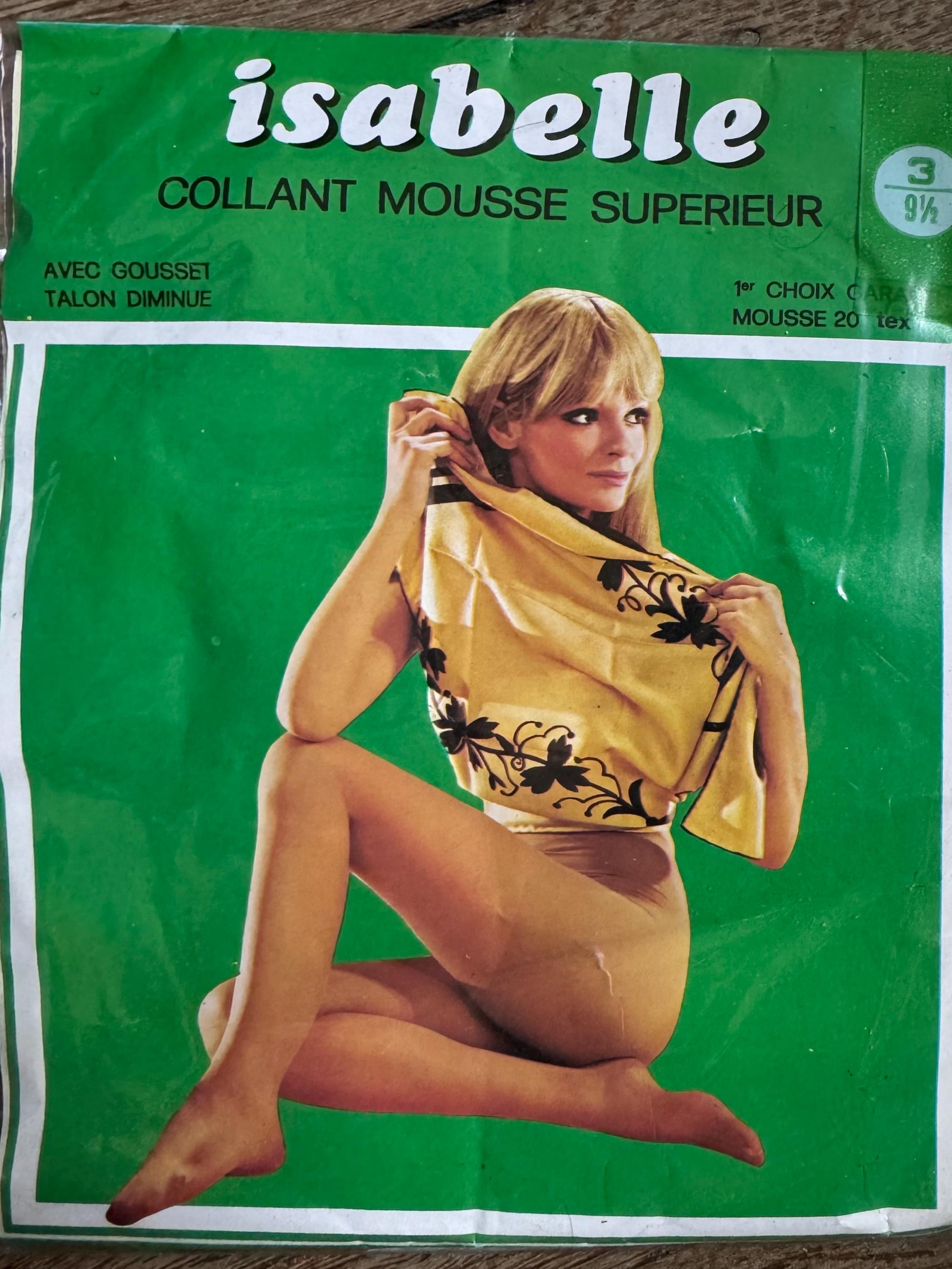 Bas Nylon Vintage 1er Choix - Taille 1, Fins, Marron, Fabrication Italienne