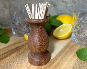 Handmade Wooden Toothpick Holder - Each Piece Unique