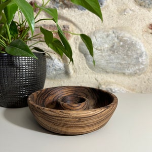 Handcrafted Wooden Aperitif Dish / Tapas Bowl - Each Piece Unique