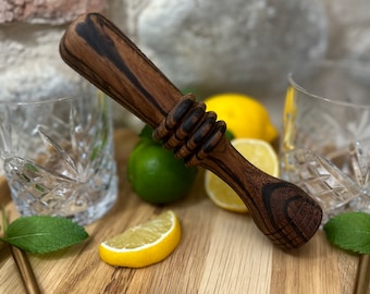 Wooden Cocktail Muddler Handmade - Each Piece Unique