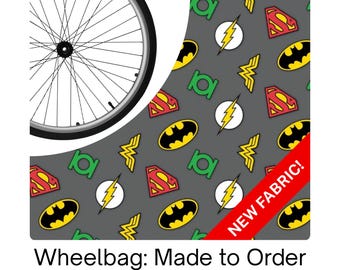Wheelchair Bag, Wheel Organizer, Zipper Storage Pouch, Comic book gift