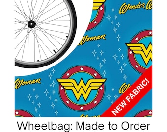 Wheelchair Bag, Wheel Organizer, Zipper Storage Pouch, Comic book gift