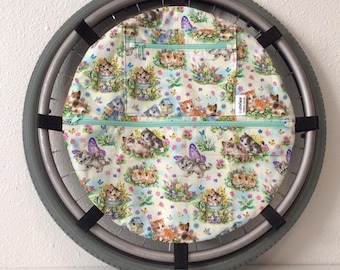 Wheelchair Bag, Wheel Organizer, Zipper Storage Pouch, Daydreamin Kitties, gift