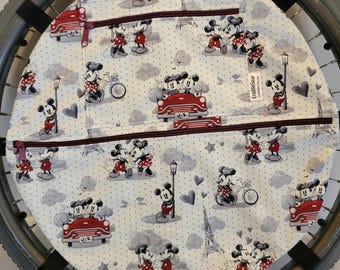 Wheelchair Bag, Wheel Organizer, Zipper Storage Pouch, Mouse Love, Gift