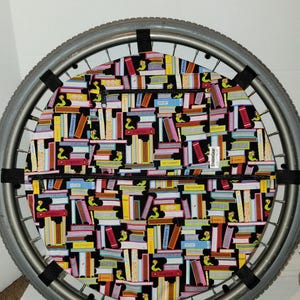 Rollstuhltasche, Radorganizer, Aufbewahrungstasche mit Reißverschluss, Geschenk für Bücherwürmer