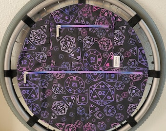 Wheelchair Bag, Wheel Organizer, Zipper Storage Pouch, Dice, Gift