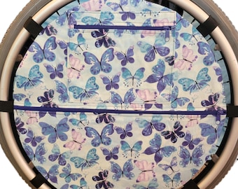 Wheelchair Bag, Wheel Organizer, Zipper Storage Pouch, Butterfly, Gift