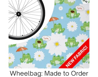 Wheelchair Bag, Wheel Organizer, Zipper Storage Pouch, Ocean Frog Gift
