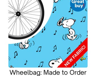 Wheelchair Bag, Wheel Organizer, Zipper Storage Pouch, Comic Strip Gift