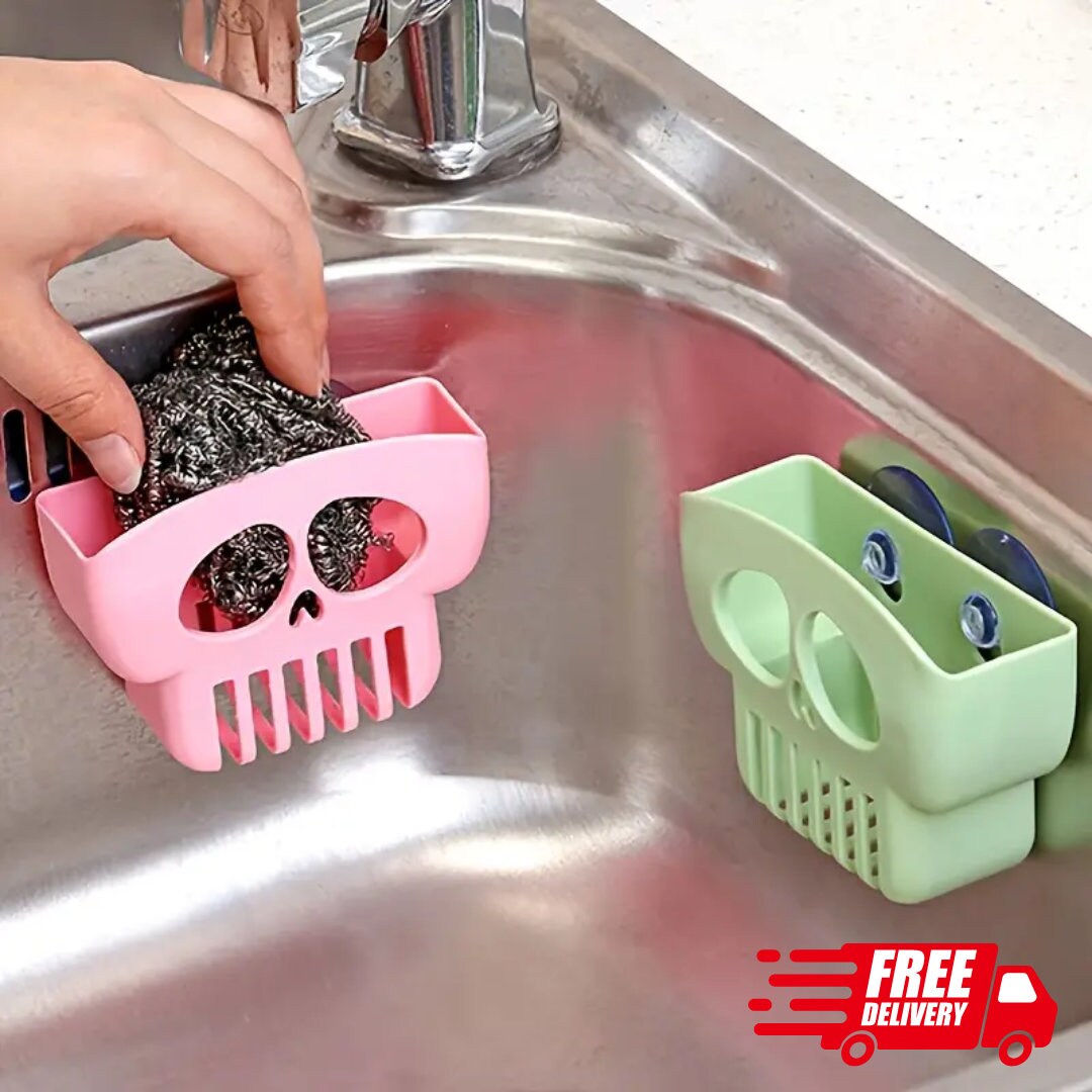 Wall Mounted Kitchen Sponge Rack With Suction Cups. Sponge Etsy