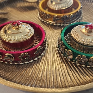 Return gift/ethnic gift /kumkum box/ Pooja gifts/ kundan Bangles/Thamboolam/ Return Gifts/ housewarming gifts/ wedding gifts