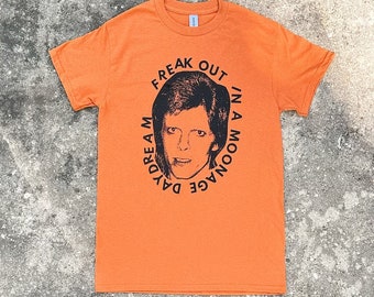 90s David Ziggy Cotton Unisex T-Shirt, Bowie Graphic Tee, Gift Women and Men Tshirt, Unisex Tshirt, Hip Hop T Shirt