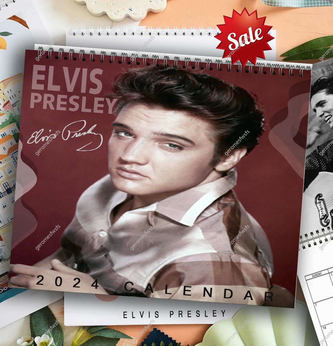 Elvis Wall Calendar 2024 , Elvis Presley 2024 Wall Calendar, the