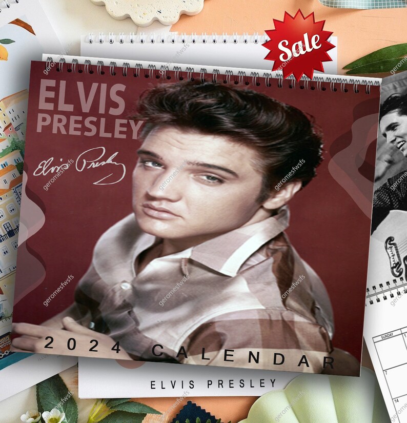Elvis Wall Calendar 2024 , Elvis Presley 2024 Wall Calendar, the