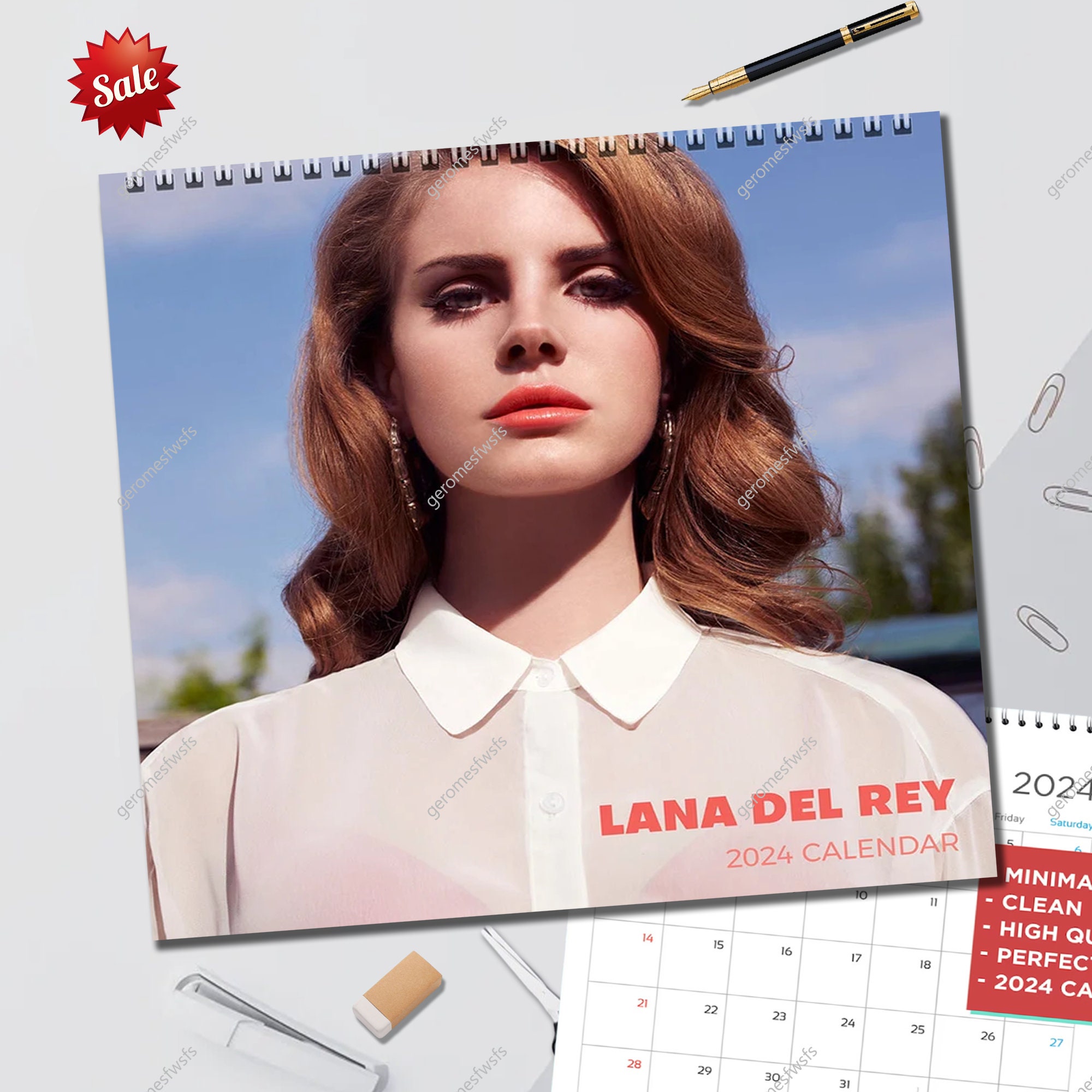 Lana Del Rey Calendar 2024 Wall Calendar, Lana Del Rey Wall Calendar