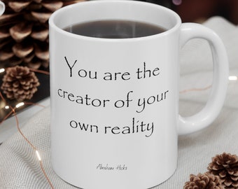 Positive Affirmation Mug, Law of Attraction Coffee Cup, Manifestation Gift for Women, Inspirational Quote Mug, Daily Motivation