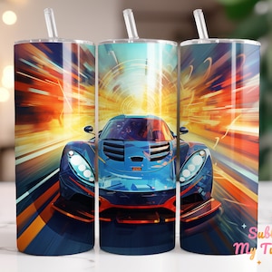 Race Car Tumbler Wrap Motorsport Racing Car 20oz Skinny Tumbler Sublimation Design Straight And Tapered Tumbler Wrap Digital Download PNG