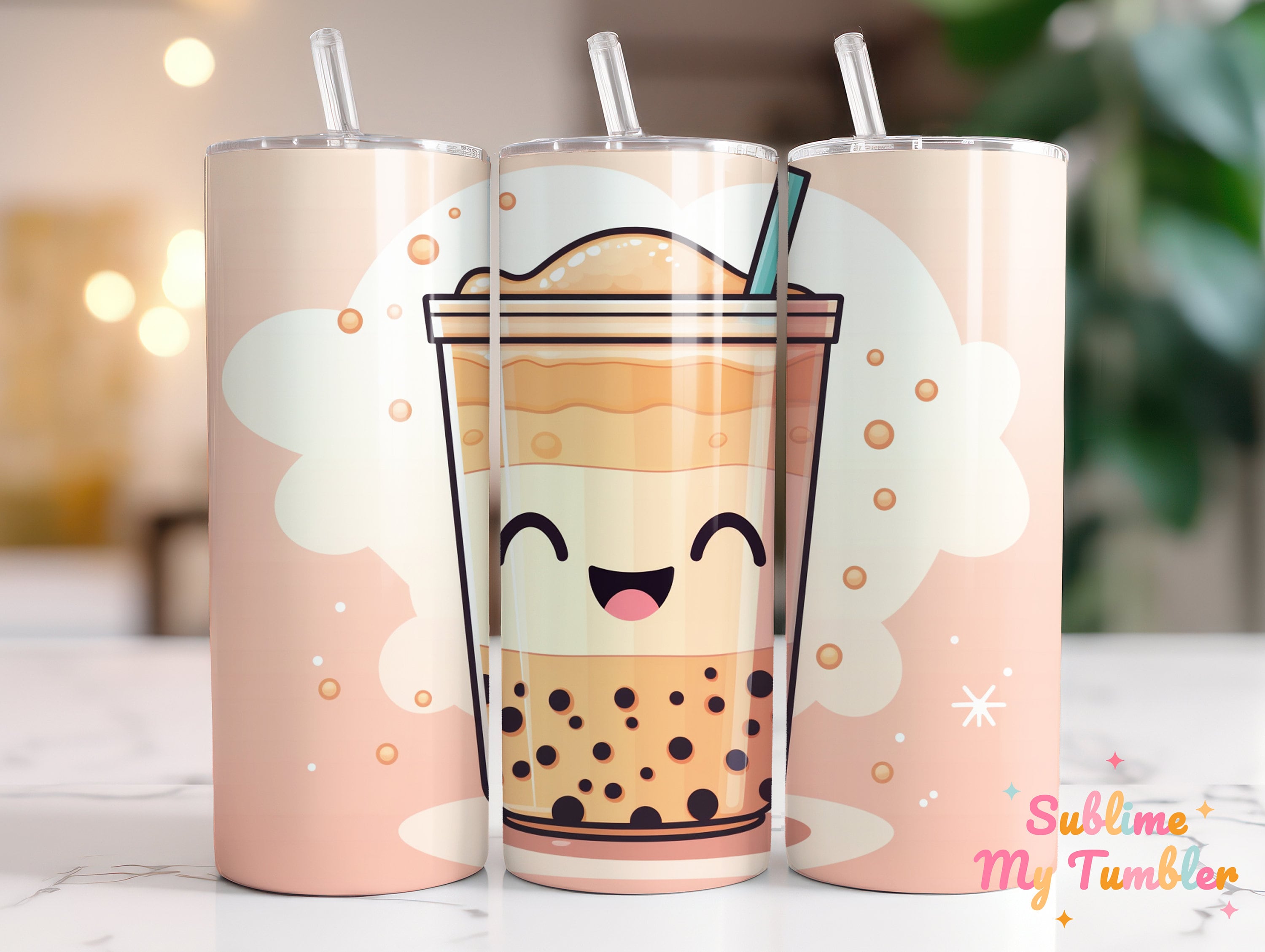 MOODIE Reusable Boba Cup, Bubble Tea Cup, Smoothie Cup With Lid