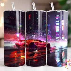 Car Tumbler Wrap Sports Car Tumbler For Men 20oz Skinny Tumbler Sublimation Design Straight And Tapered Tumbler Wrap Digital Download PNG
