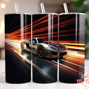 Sports Car Tumbler Wrap Car Tumbler For Men 20oz Skinny Tumbler Sublimation Design Straight And Tapered Tumbler Wrap Digital Download PNG