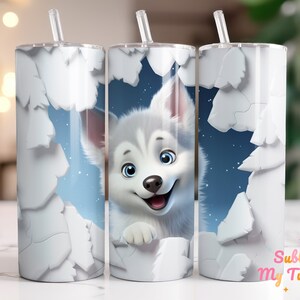 Husky Tumbler Wrap Hole In A Wall Husky Mom 20oz Skinny Tumbler Sublimation Design Straight And Tapered Tumbler Wrap Digital Download PNG