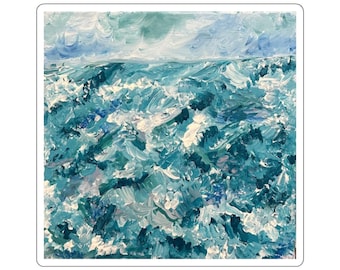 Crashing Waves Sticker