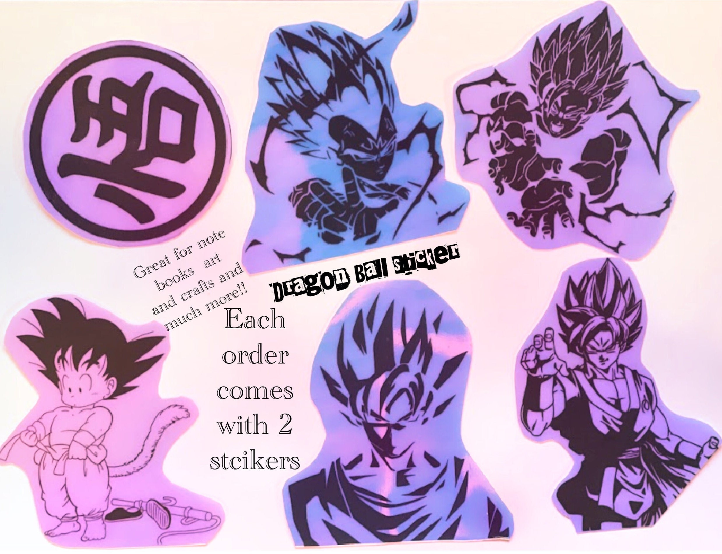 Dragon Ball Super Shonen Anime Mui Goku Manga Panel Art Sticker