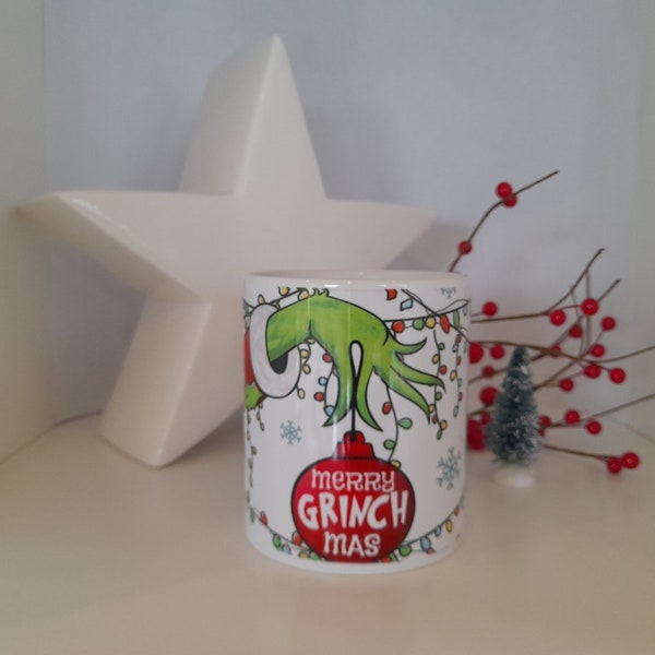 Tasse, Kaffeebecher, Tee, Geschenk, Weihnachten, Grinch , Arbeitskollege