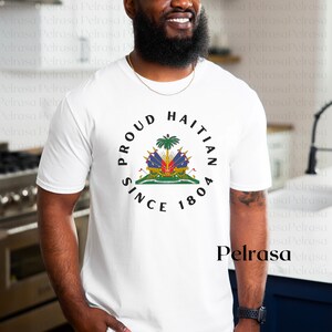 Haitian Clothing, Haitian Coat of Arms Flag Map Shirt, Haiti T-Shirt, Proud Haitian Shirt, Haiti Hoodie, Haiti Sweatshirt, Gift for Haitian image 7