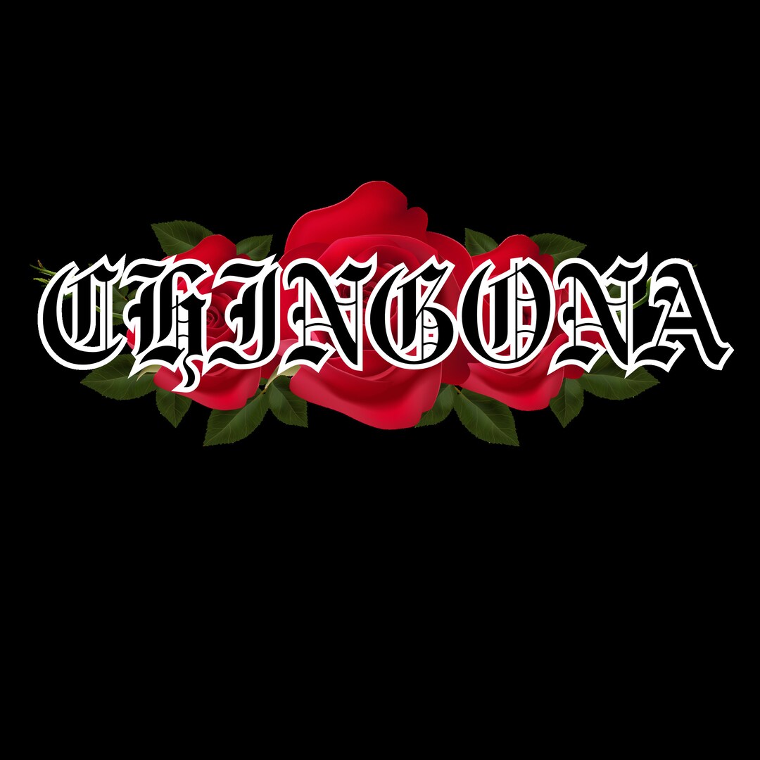 Chingona Rose PNG Old English High Quality 300PPI Etsy