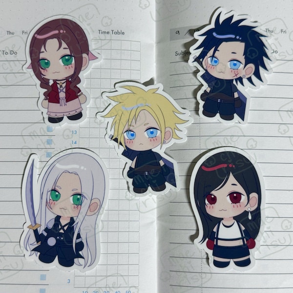 final fantasy vii stickers