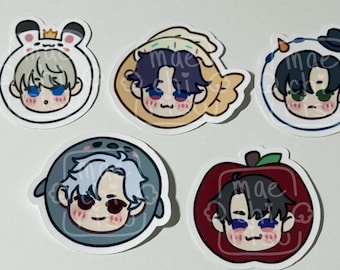 love and deepspace mascot stickers