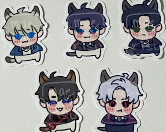 love and deepspace kitty stickers