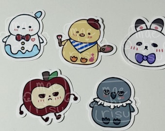 love and deepspace plushie stickers
