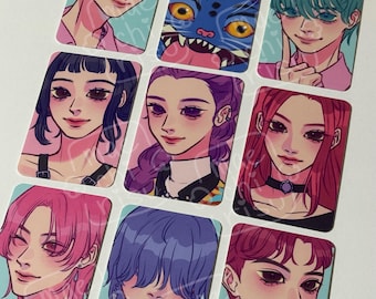 kpop demon hunters photocards