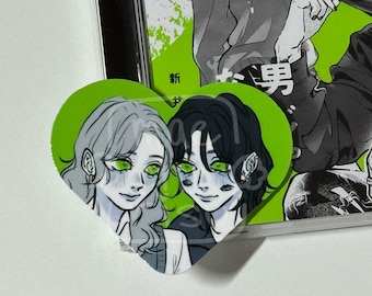 green yuri / the guy she was interested in wasn't a guy at all sticker