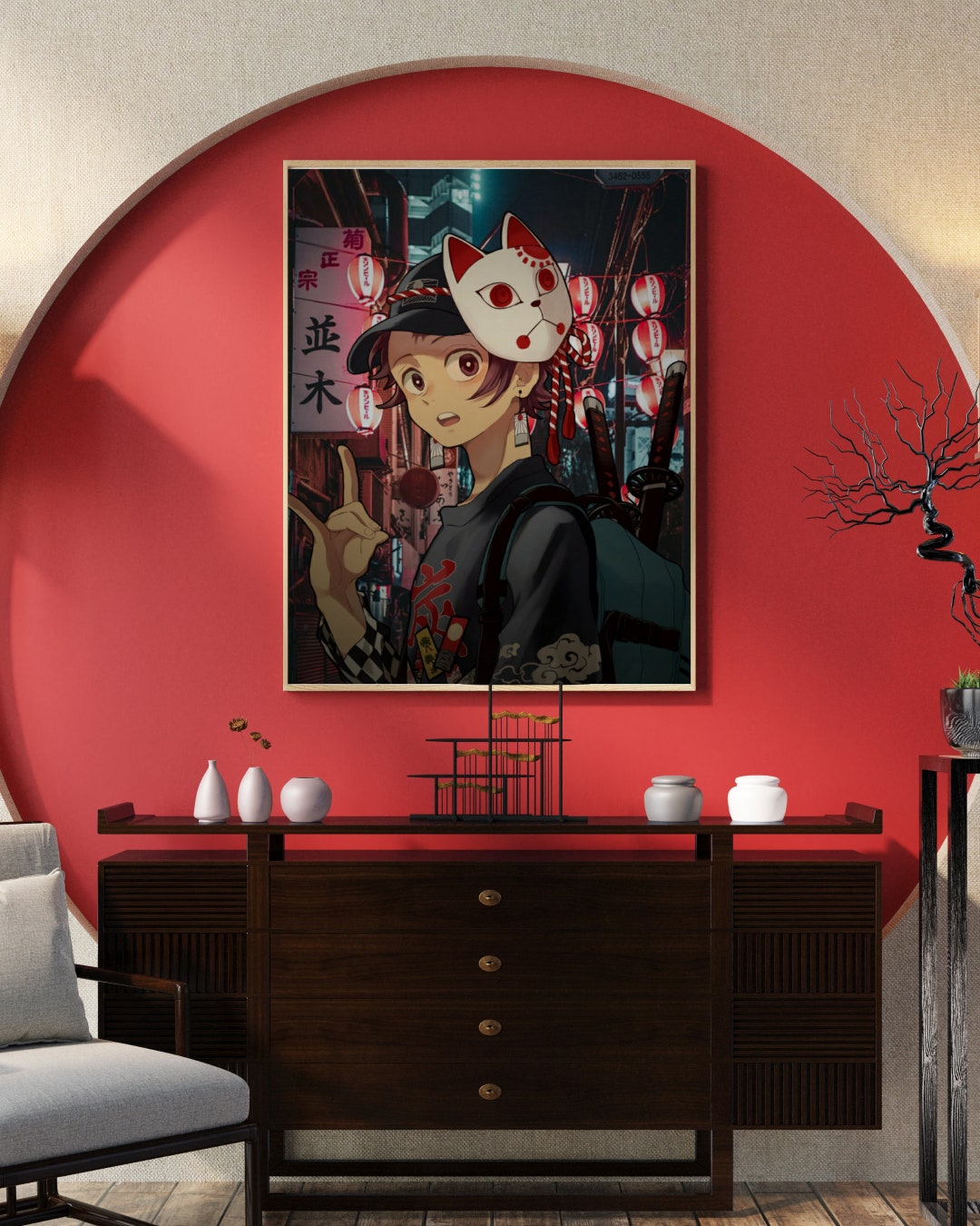 Tanjiro Demon Slayer Anime Wall Art Anime Room Decor Manga Poster Anime Prints Wall Art - Etsy