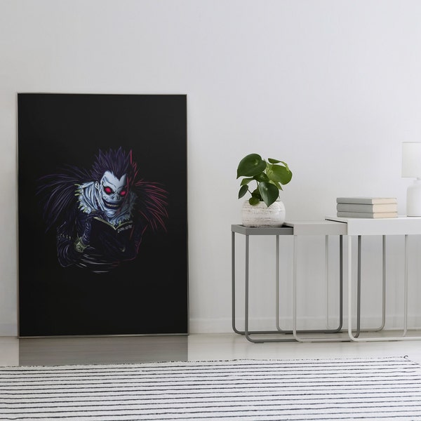 Ryuk | Shinigami | Death Note | Kira | Anime Wall Art | Anime Room Decor | Manga Poster | Anime Prints | Wall Art