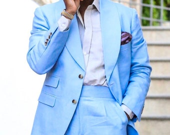 Men Suits Royal Blue 2 Piece Slim Fit Two Button Wedding Groom Party Wear Coat Pant, Peak Lapel Suit, Men Blue Suit, Blue Slim Fit Suit