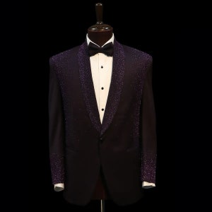 Men Hand Embroidered Black Suit, 3 Piece Slim Fit Formal Fashion Wedding Suit Party Wear Dinner Suit Bespoke For Men, Wedding Suit For Men