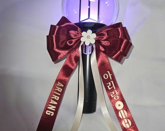 K-pop lightstick Ribbon Bow Decoration (Korean version)