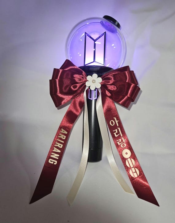 K-pop lightstick Ribbon Bow Decoration (Korean version)