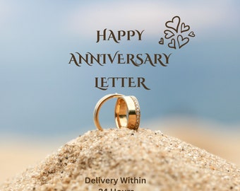 Express Anniversary Letter Writing Service (Delivery Within 24 Hours)