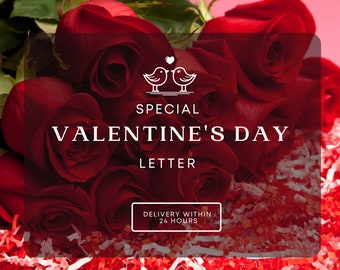 Express Valentine's Letter Writing Service (Delivery Within 24 Hours)