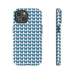 Butterfly Print iPhone and Samsung Galaxy Tough Phone Cases