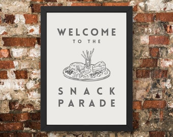 My Chemical Romance Snack Art Print Pop Punk Home Decor (Digital Download)