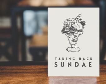 Taking Back Sunday Ice Cream Art Print Pop Punk Home Decor (Digital Download)